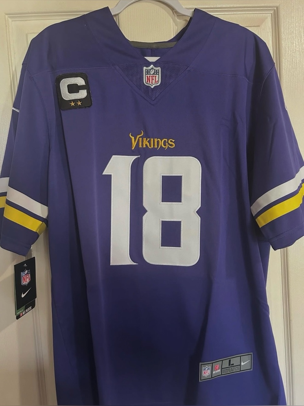 🏈Minnesota Vikings Jefferson Size Large